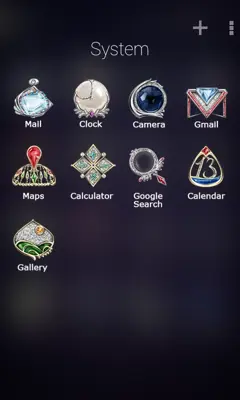 Jewelry GO Launcher Theme GOLauncher EX Theme android App screenshot 0